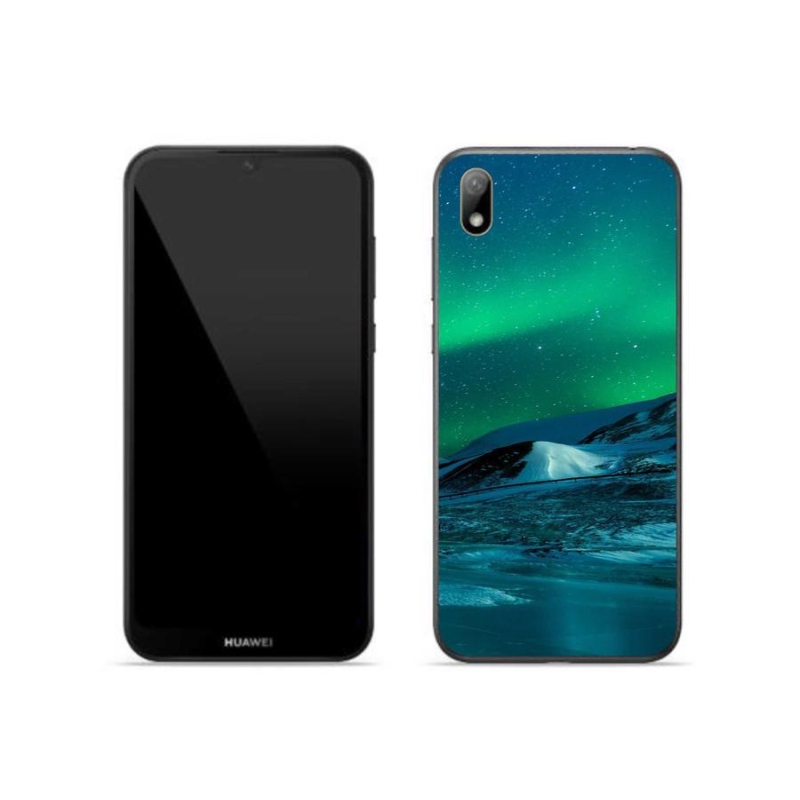 Gélový kryt mmCase na mobil Huawei Y5 (2019) - polárna žiara