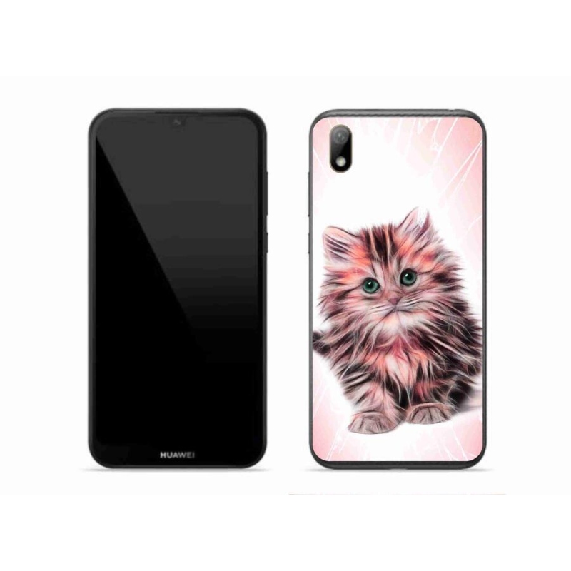 Gélový kryt mmCase na mobil Huawei Y5 (2019) - roztomilé mačiatko