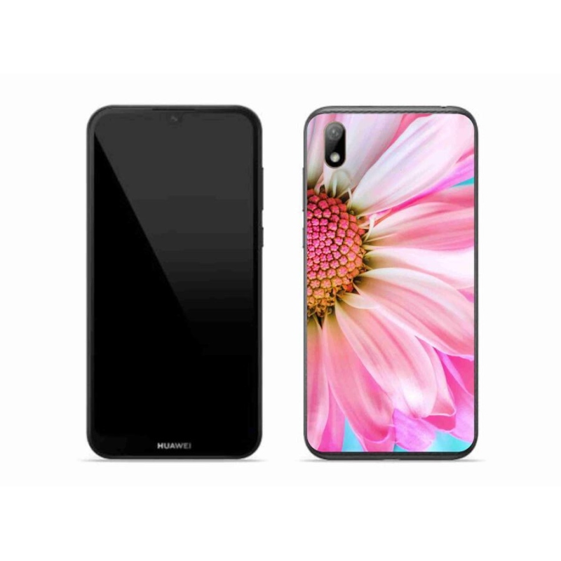 Gélový kryt mmCase na mobil Huawei Y5 (2019) - ružová kvetina