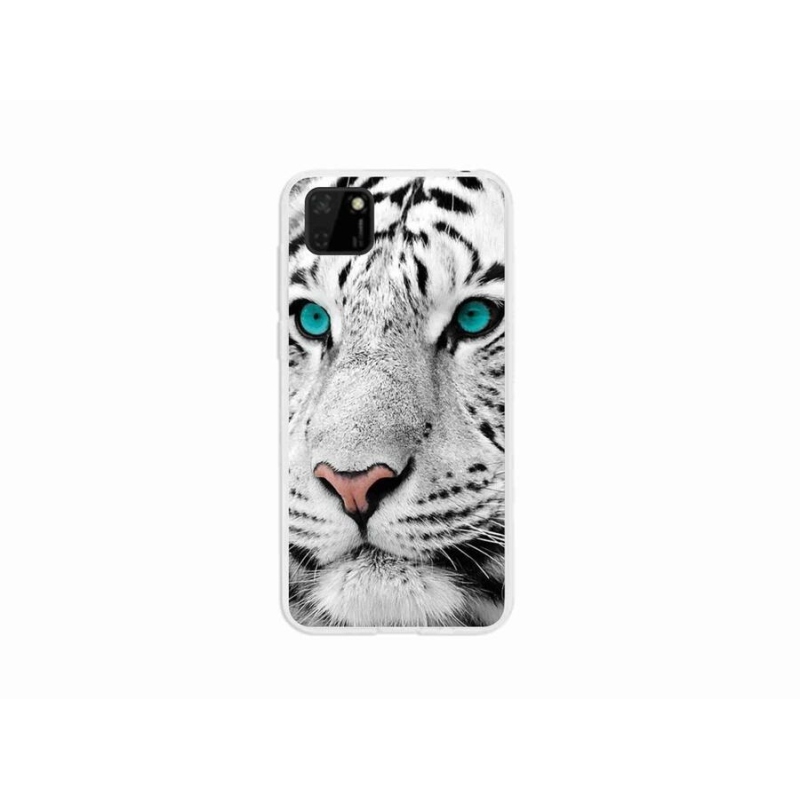 Gélový kryt mmCase na mobil Huawei Y5p - biely tiger