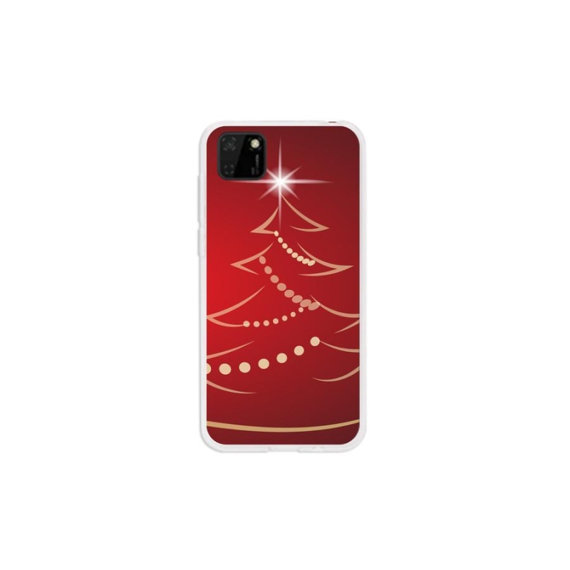 Gélový kryt mmCase na mobil Huawei Y5p - kreslený vianočný stromček