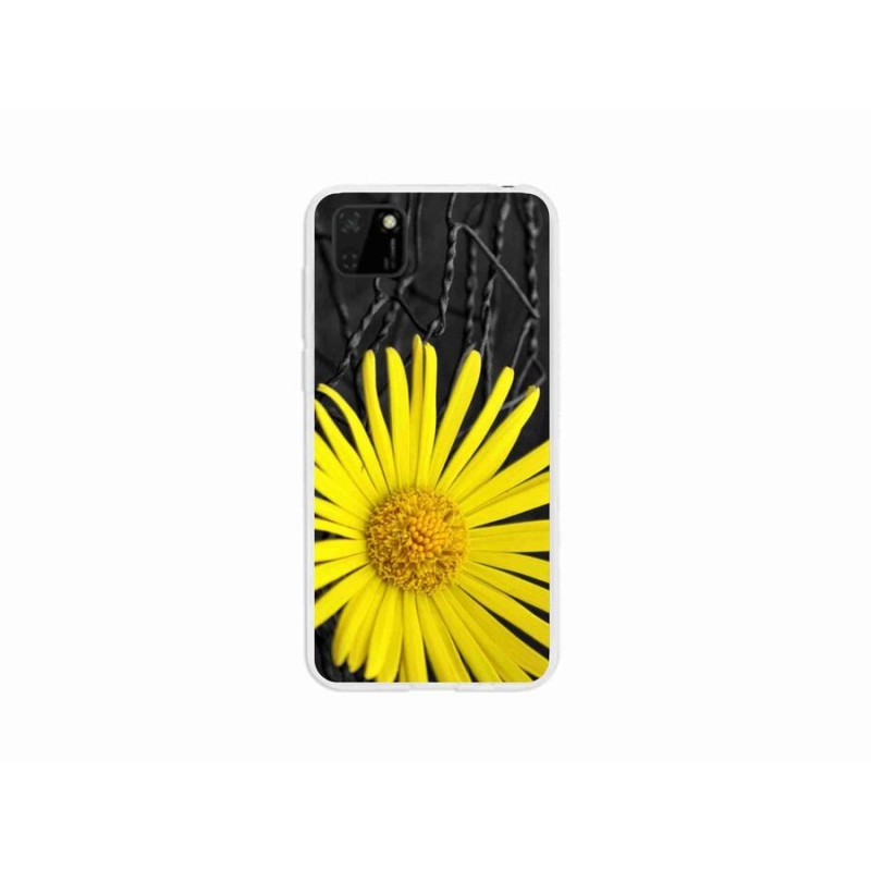 Gélový kryt mmCase na mobil Huawei Y5p - žltý kvet
