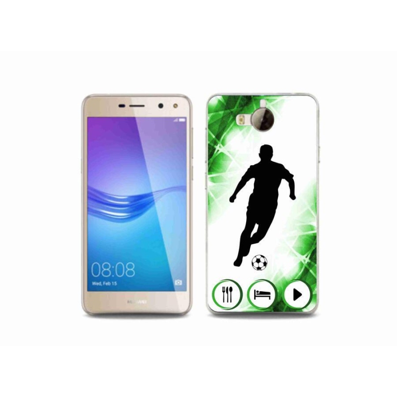 Gélový kryt mmCase na mobil Huawei Y6 (2017) - futbalista