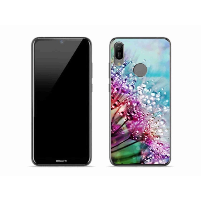 Gélový kryt mmCase na mobil Huawei Y6 (2019) - farebné kvety