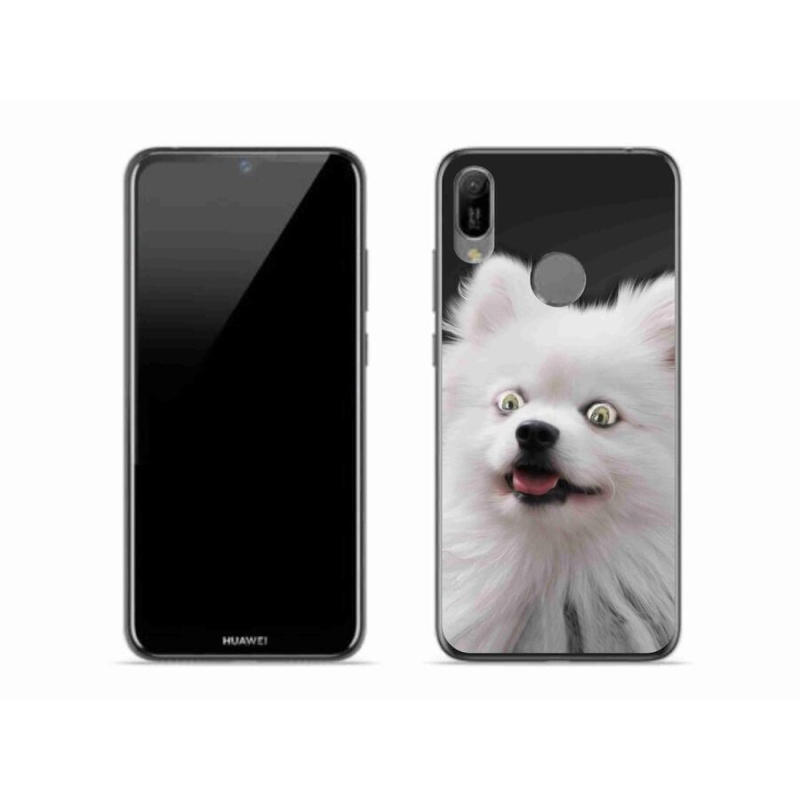 Gélový kryt mmCase na mobil Huawei Y6 (2019) - biely špic