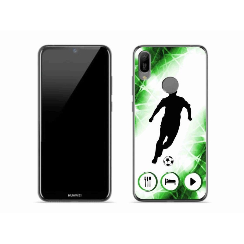 Gélový kryt mmCase na mobil Huawei Y6 (2019) - futbalista