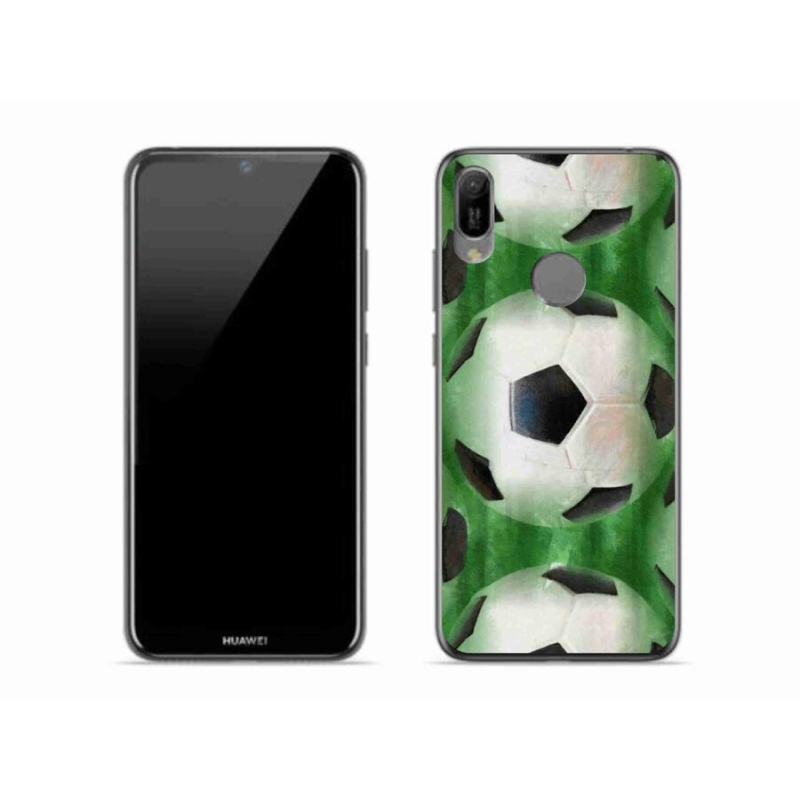 Gélový kryt mmCase na mobil Huawei Y6 (2019) - futbalová lopta