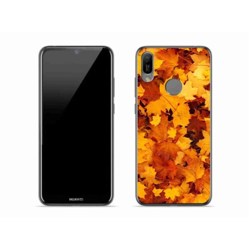 Gélový kryt mmCase na mobil Huawei Y6 (2019) - javorové listy