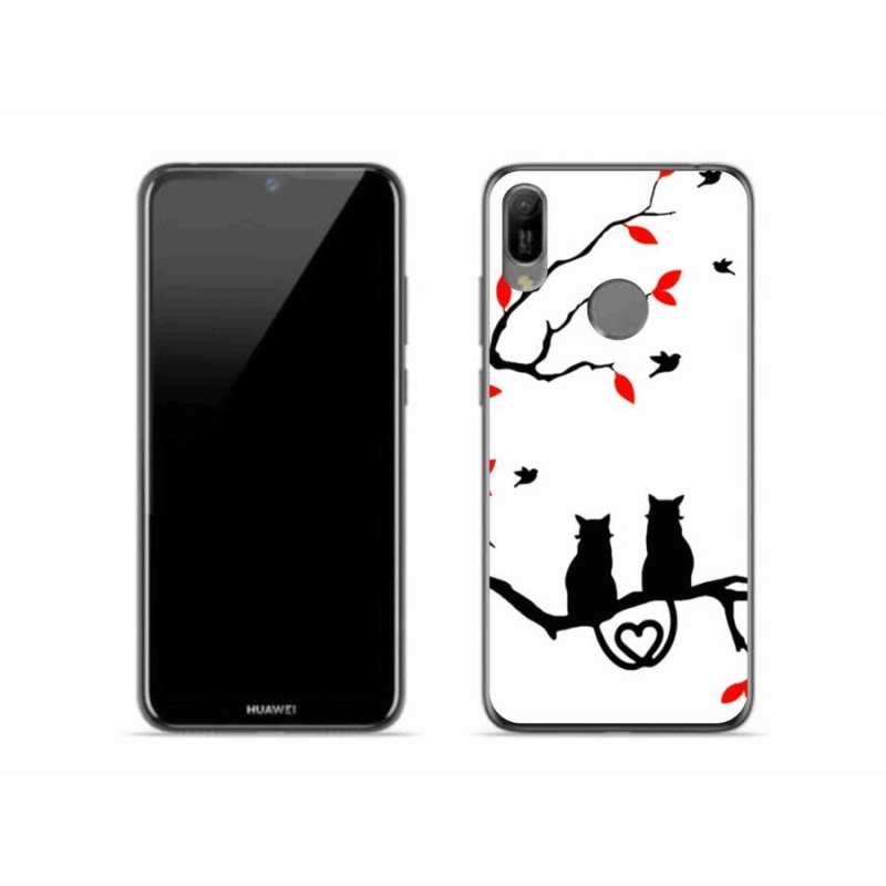 Gélový kryt mmCase na mobil Huawei Y6 (2019) - mačací láska