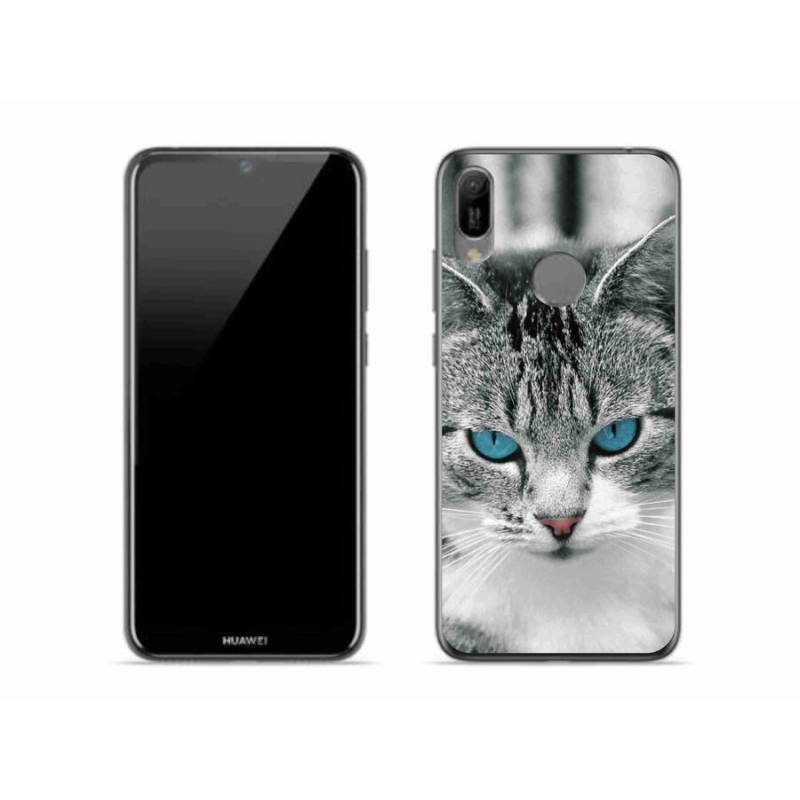 Gélový kryt mmCase na mobil Huawei Y6 (2019) - mačacie pohľad 1