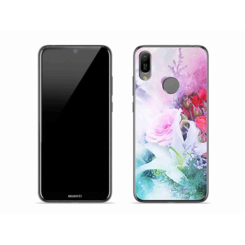 Gélový kryt mmCase na mobil Huawei Y6 (2019) - kvety 4