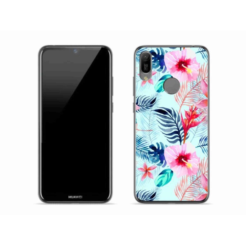 Gélový kryt mmCase na mobil Huawei Y6 (2019) - kvety