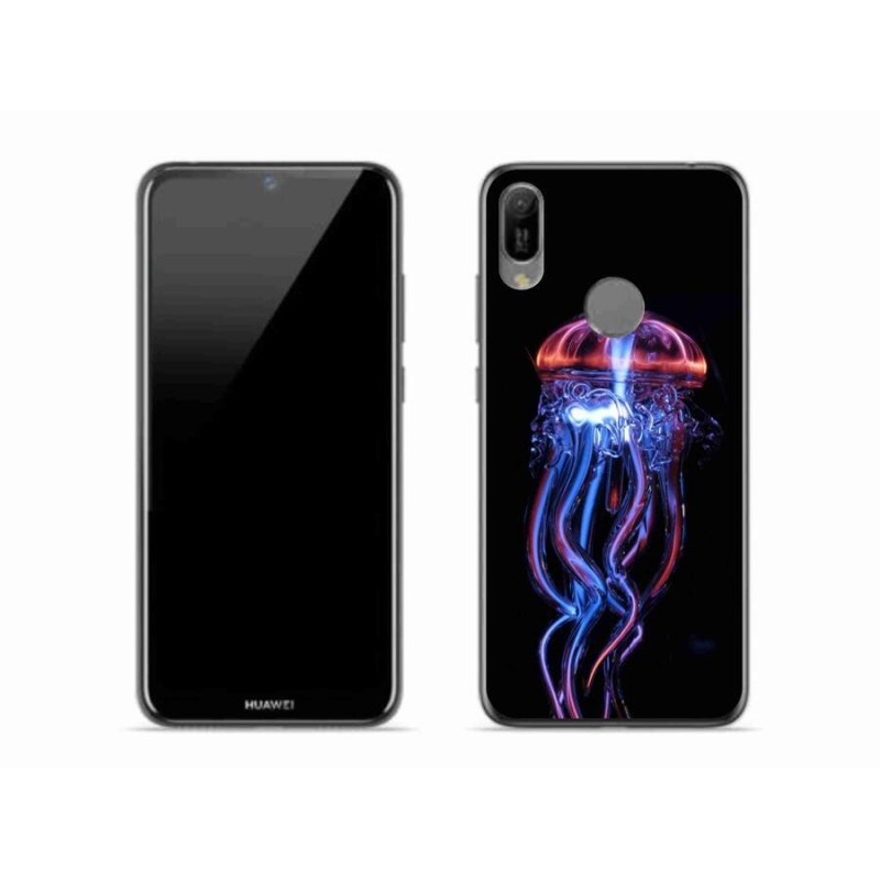 Gélový kryt mmCase na mobil Huawei Y6 (2019) - medúza