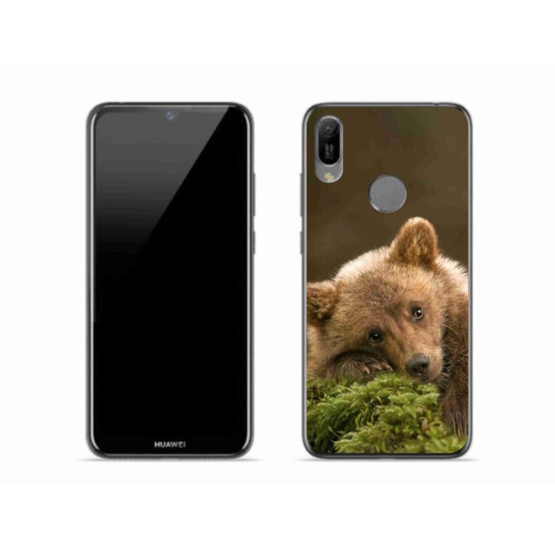 Gélový kryt mmCase na mobil Huawei Y6 (2019) - medveď