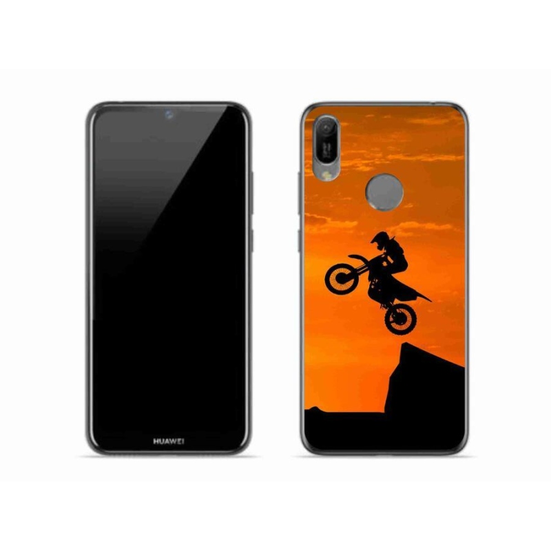 Gélový kryt mmCase na mobil Huawei Y6 (2019) - motocross