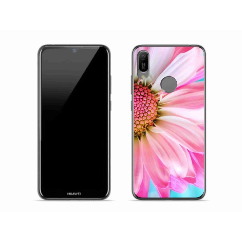 Gélový kryt mmCase na mobil Huawei Y6 (2019) - ružová kvetina