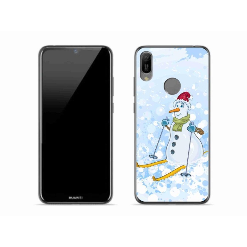 Gélový kryt mmCase na mobil Huawei Y6 (2019) - snehuliak