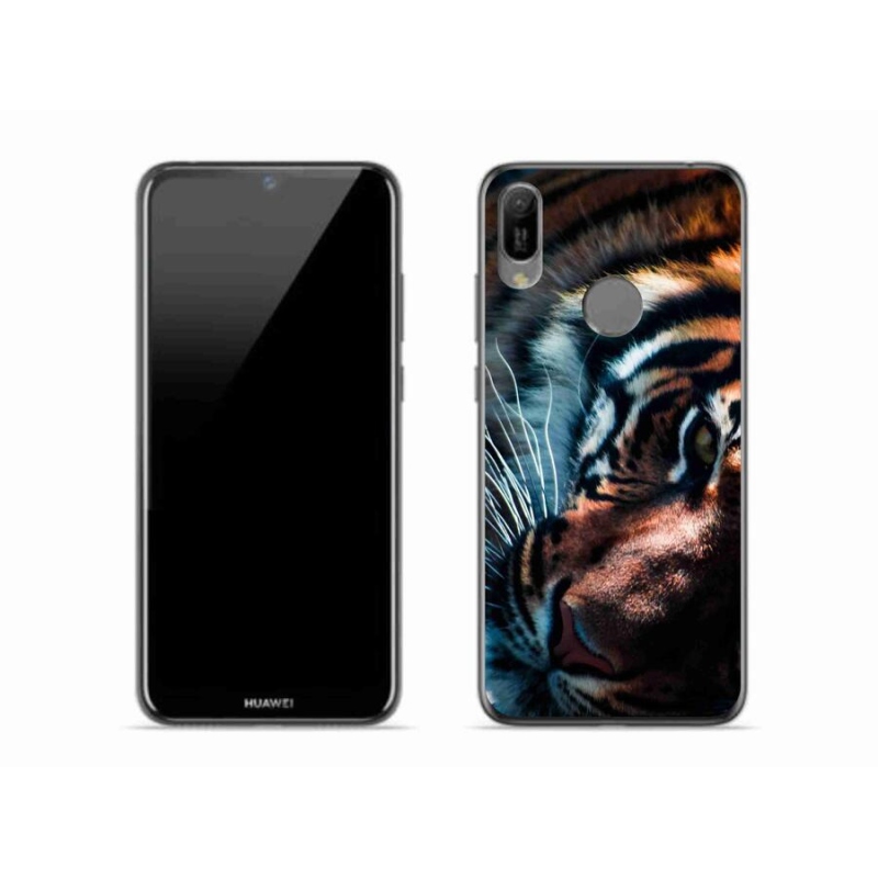 Gélový kryt mmCase na mobil Huawei Y6 (2019) - tigrie pohľad