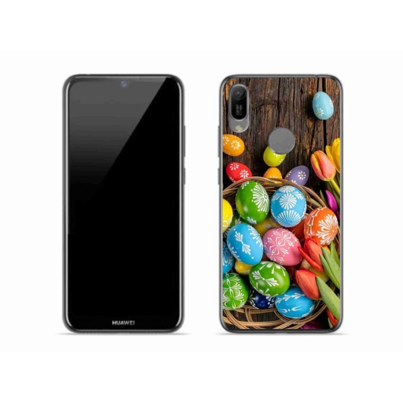 Gélový kryt mmCase na mobil Huawei Y6 (2019) - veľkonočné vajíčka