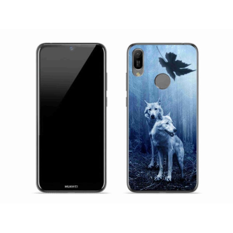 Gélový kryt mmCase na mobil Huawei Y6 (2019) - vlci v lese