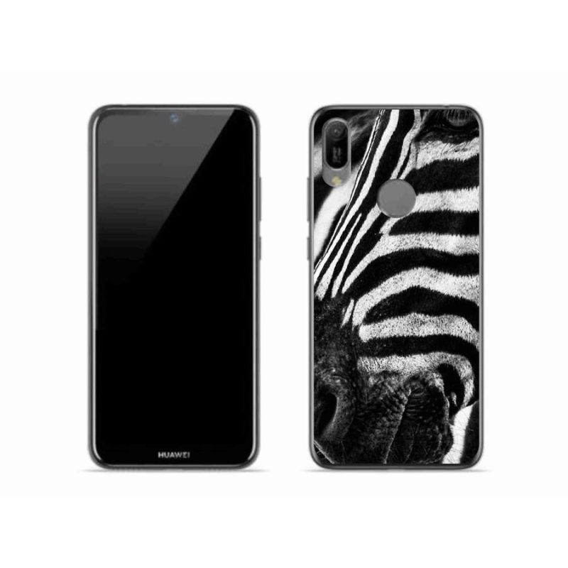 Gélový kryt mmCase na mobil Huawei Y6 (2019) - zebra