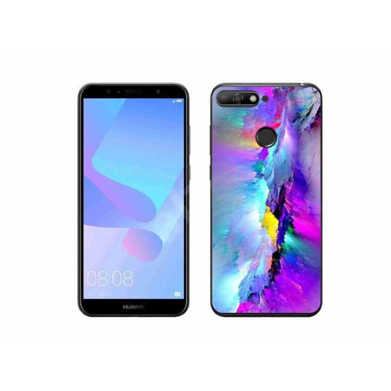 Gélový kryt mmCase na mobil Huawei Y6 Prime (2018) - abstrakt