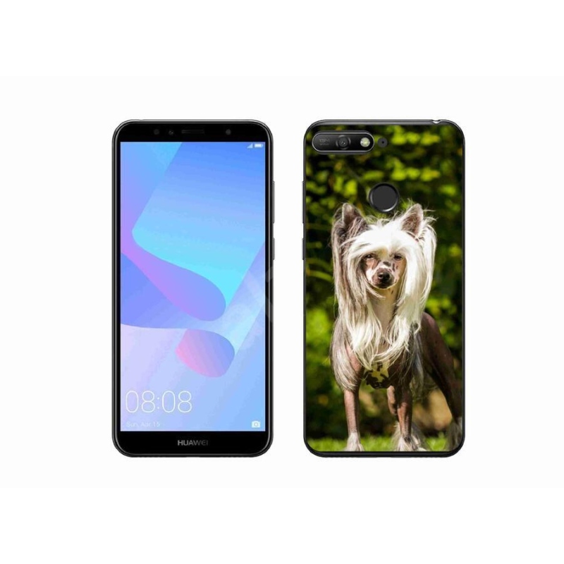 Gélový kryt mmCase na mobil Huawei Y6 Prime (2018) - čínsky chocholatý pes