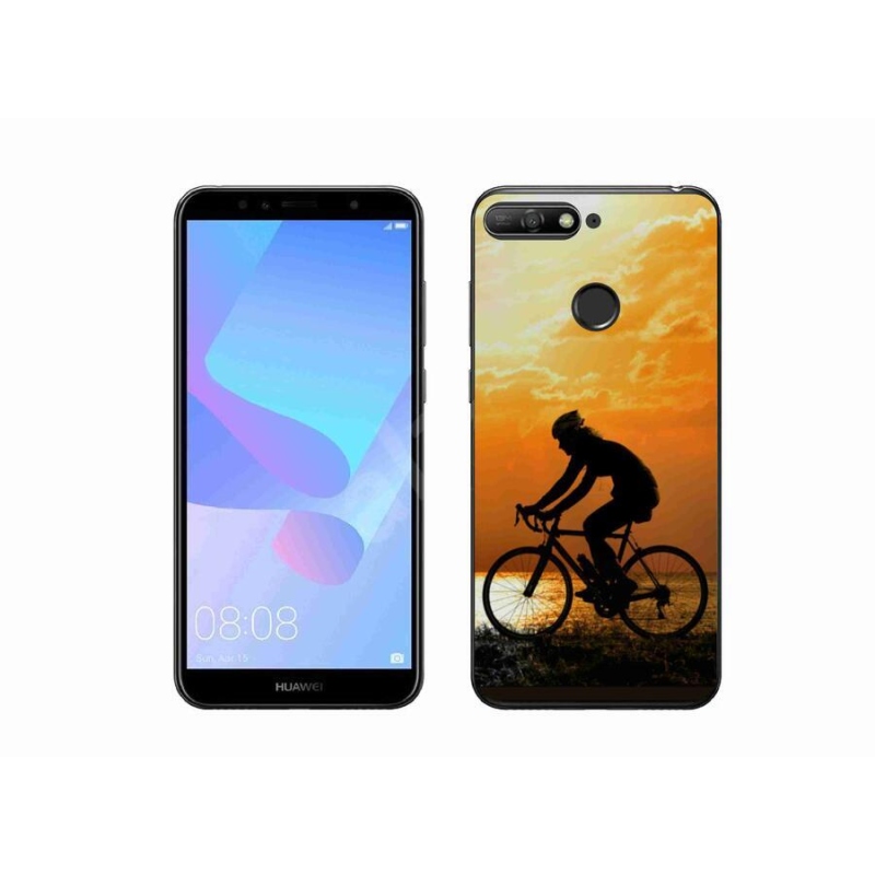 Gélový kryt mmCase na mobil Huawei Y6 Prime 2018 - cyklovýlety