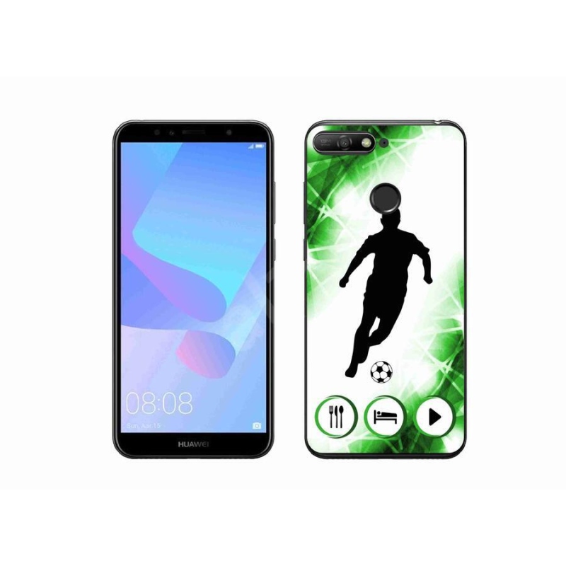 Gélový kryt mmCase na mobil Huawei Y6 Prime (2018) - futbalista