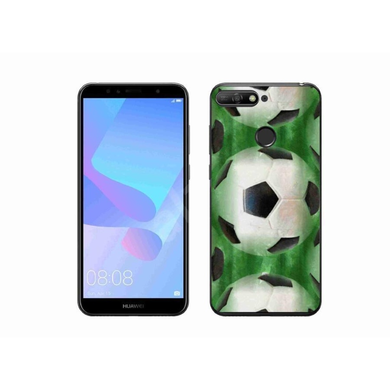 Gélový kryt mmCase na mobil Huawei Y6 Prime 2018 - futbalová lopta