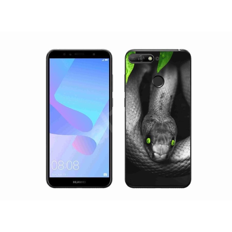 Gélový kryt mmCase na mobil Huawei Y6 Prime (2018) - had