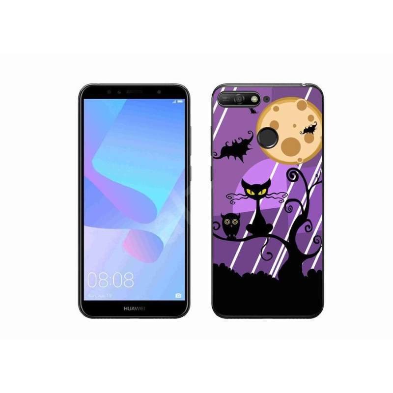 Gélový kryt mmCase na mobil Huawei Y6 Prime (2018) - halloween