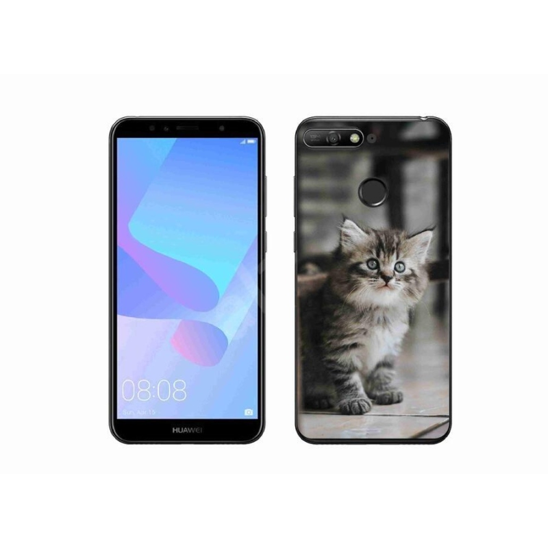 Gélový kryt mmCase na mobil Huawei Y6 Prime (2018) - mačiatko