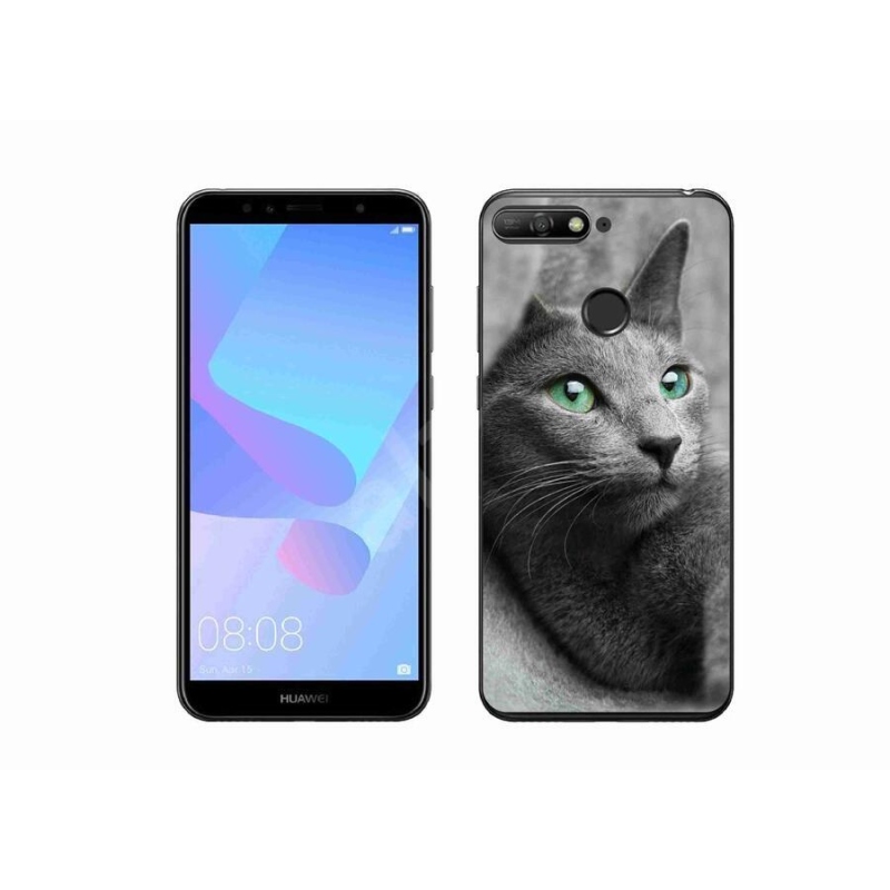 Gélový kryt mmCase na mobil Huawei Y6 Prime (2018) - mačka 2