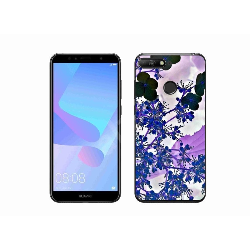 Gélový kryt mmCase na mobil Huawei Y6 Prime (2018) - kvet hortenzie