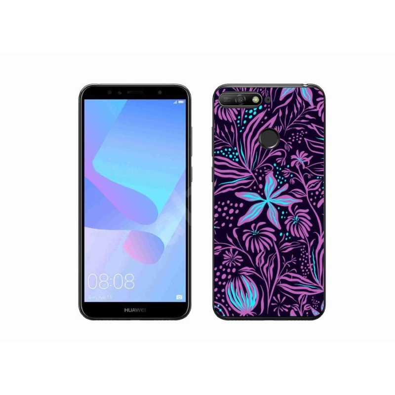 Gélový kryt mmCase na mobil Huawei Y6 Prime (2018) - kvety 2