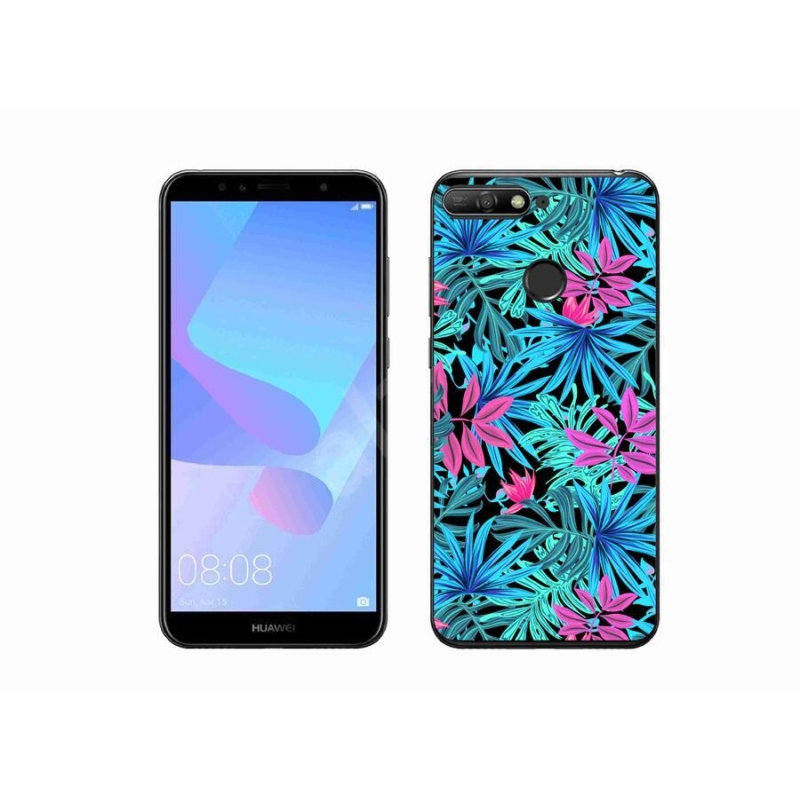 Gélový kryt mmCase na mobil Huawei Y6 Prime (2018) - kvety 3