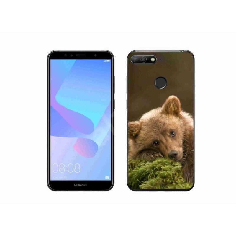 Gélový kryt mmCase na mobil Huawei Y6 Prime 2018 - medveď
