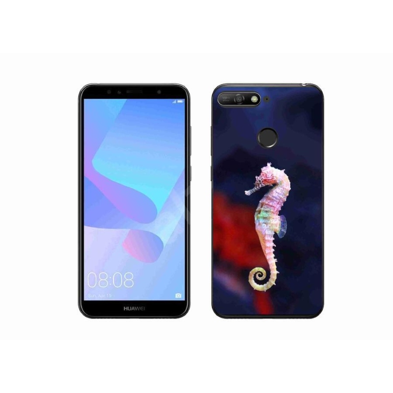 Gélový kryt mmCase na mobil Huawei Y6 Prime (2018) - morský koník