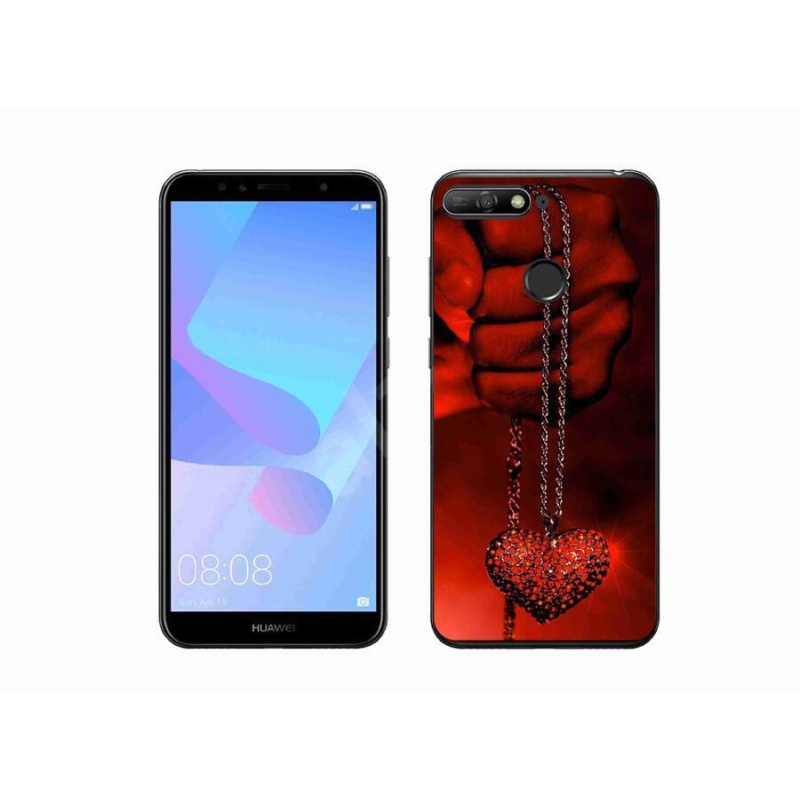 Gélový kryt mmCase na mobil Huawei Y6 Prime 2018 - náhrdelník