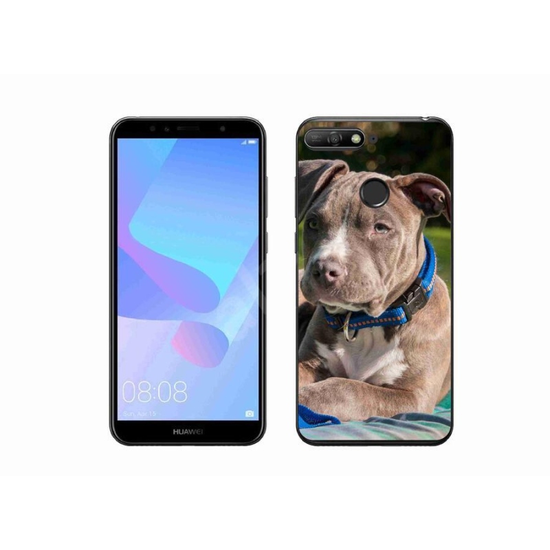 Gélový kryt mmCase na mobil Huawei Y6 Prime 2018 - pitbull