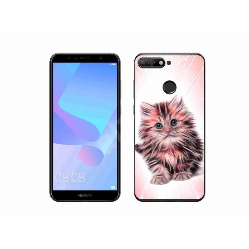 Gélový kryt mmCase na mobil Huawei Y6 Prime (2018) - roztomilé mačiatko