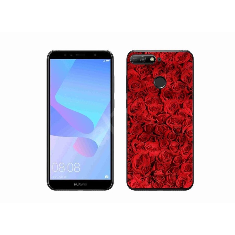 Gélový kryt mmCase na mobil Huawei Y6 Prime 2018 - ruža