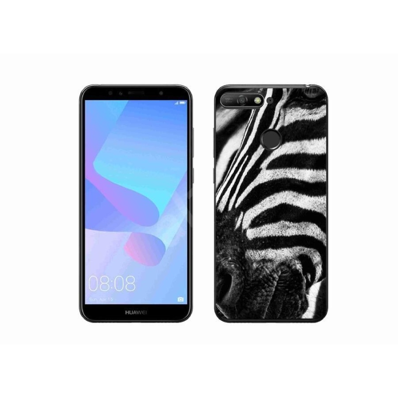 Gélový kryt mmCase na mobil Huawei Y6 Prime 2018 - zebra