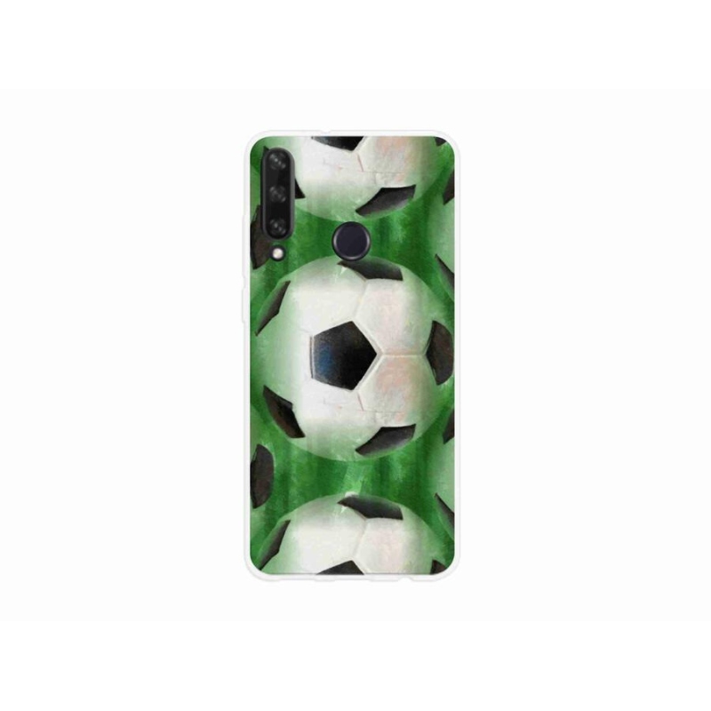 Gélový kryt mmCase na mobil Huawei Y6p - futbalová lopta