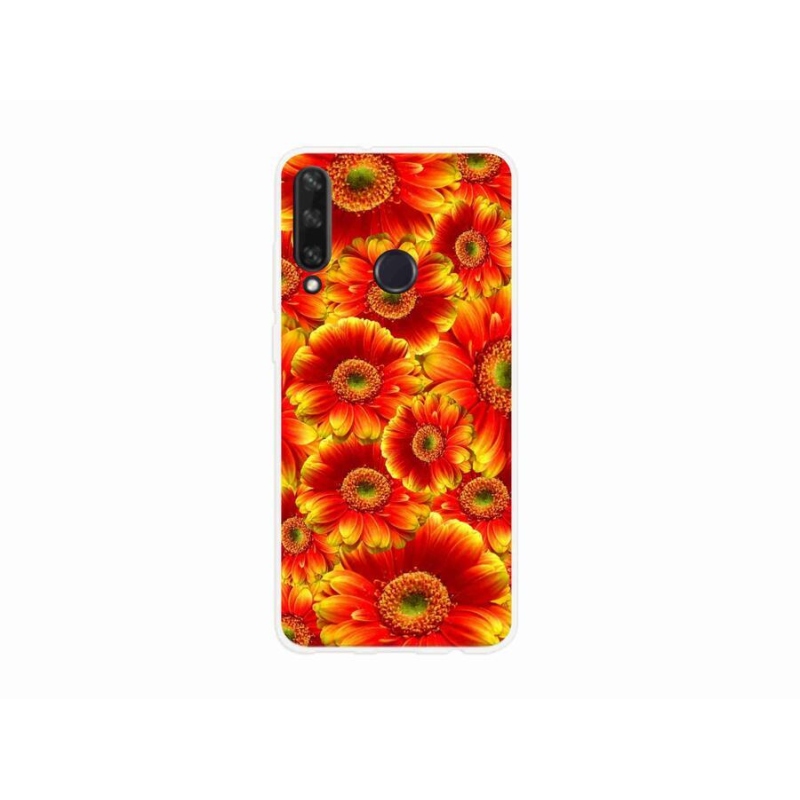 Gélový kryt mmCase na mobil Huawei Y6p - gerbera 1