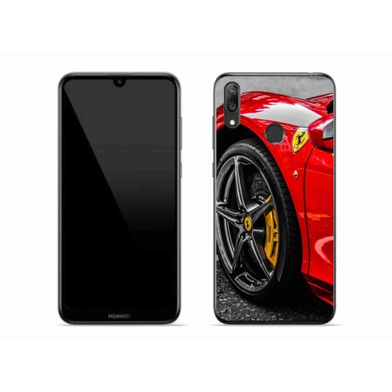 Gélový kryt mmCase na mobil Huawei Y7 (2019) - auto 1