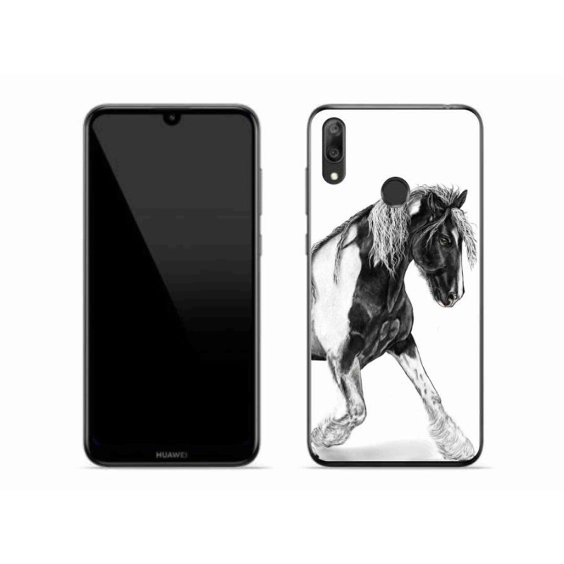 Gélový kryt mmCase na mobil Huawei Y7 (2019) - kôň