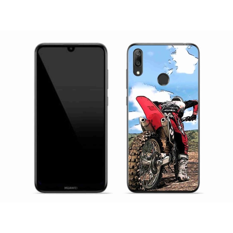 Gélový kryt mmCase na mobil Huawei Y7 (2019) - moto