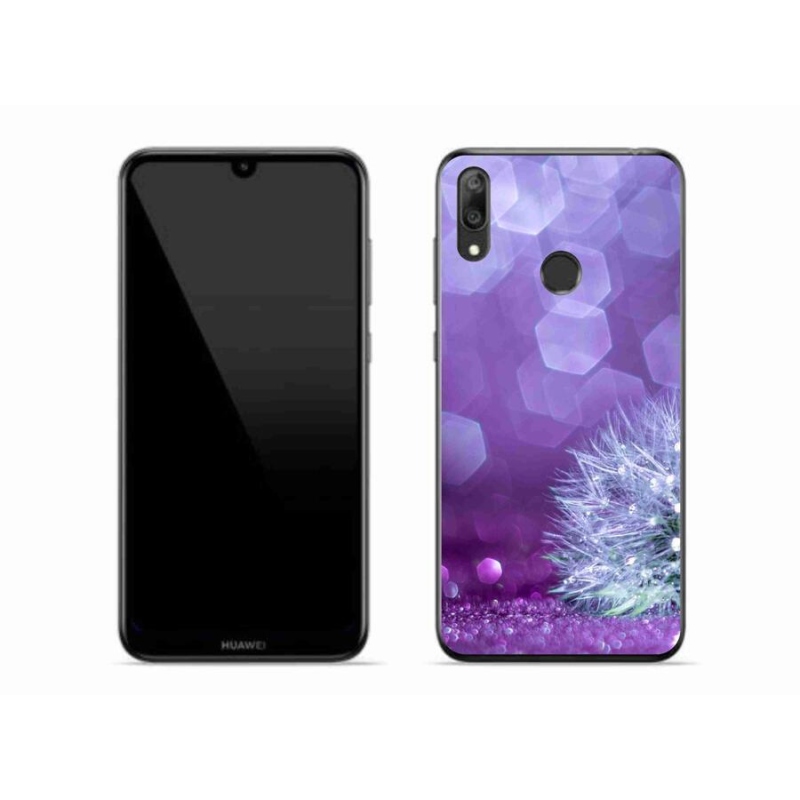 Gélový kryt mmCase na mobil Huawei Y7 (2019) - odkvitnuté púpava 2